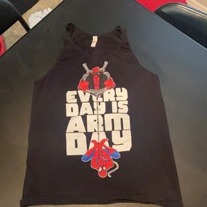 Flex comics graphic workout tank top